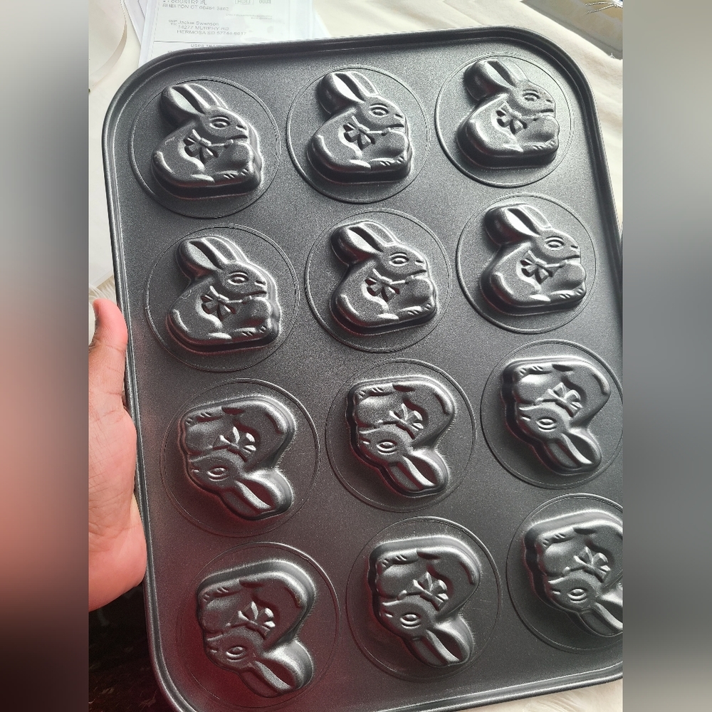 Nonstick Bunny cookie sheet Baking tray